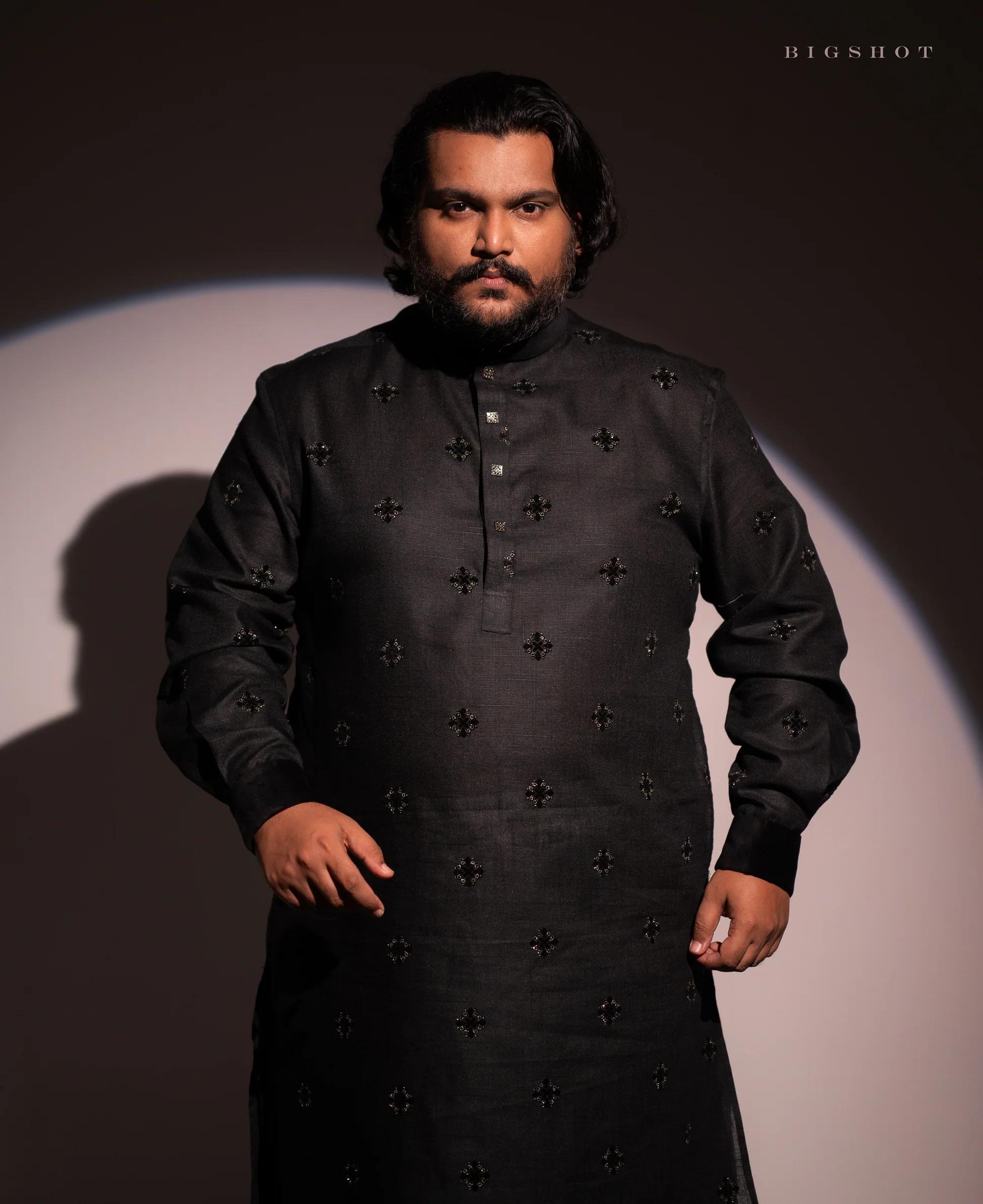 Black Velvet Luxury Panjabi - Epic Edition (Pre Order)
